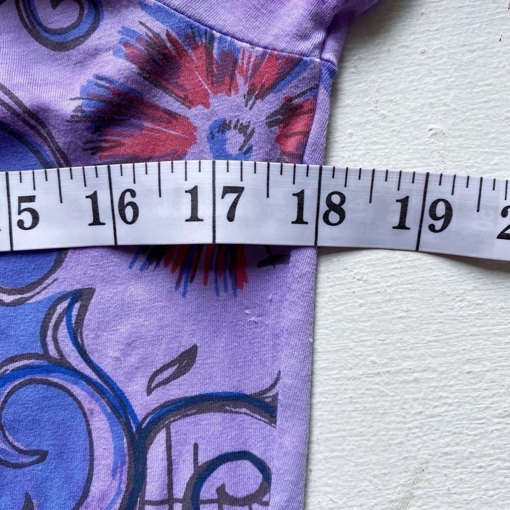 Bambooco Blue and Purple Tie Dye Midi Dress with Embellishments - Picture 9 of 14